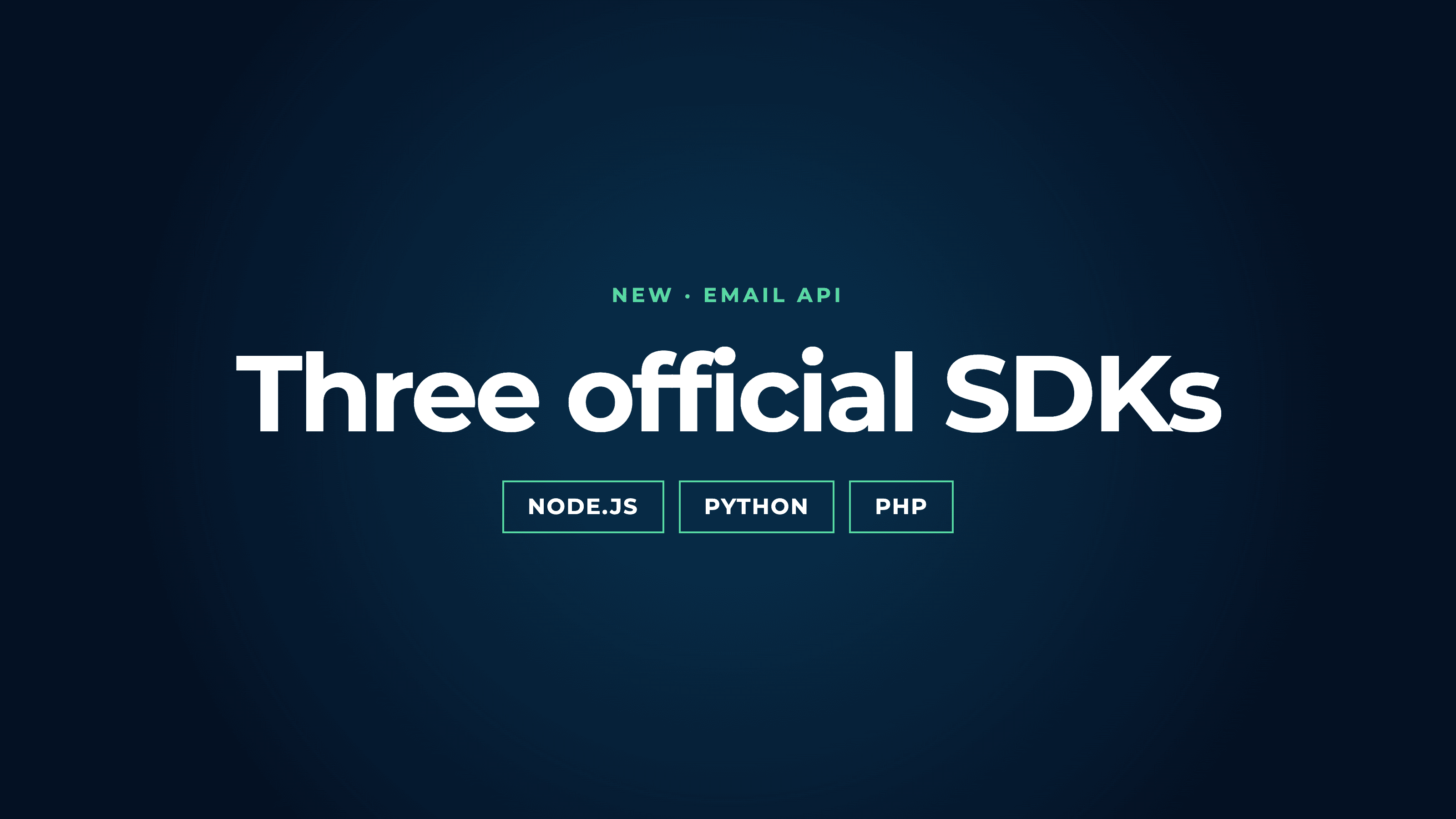 Three Official SDKs